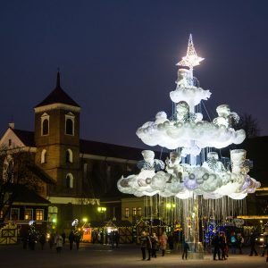 Kalėdinė debesų eglė 2.