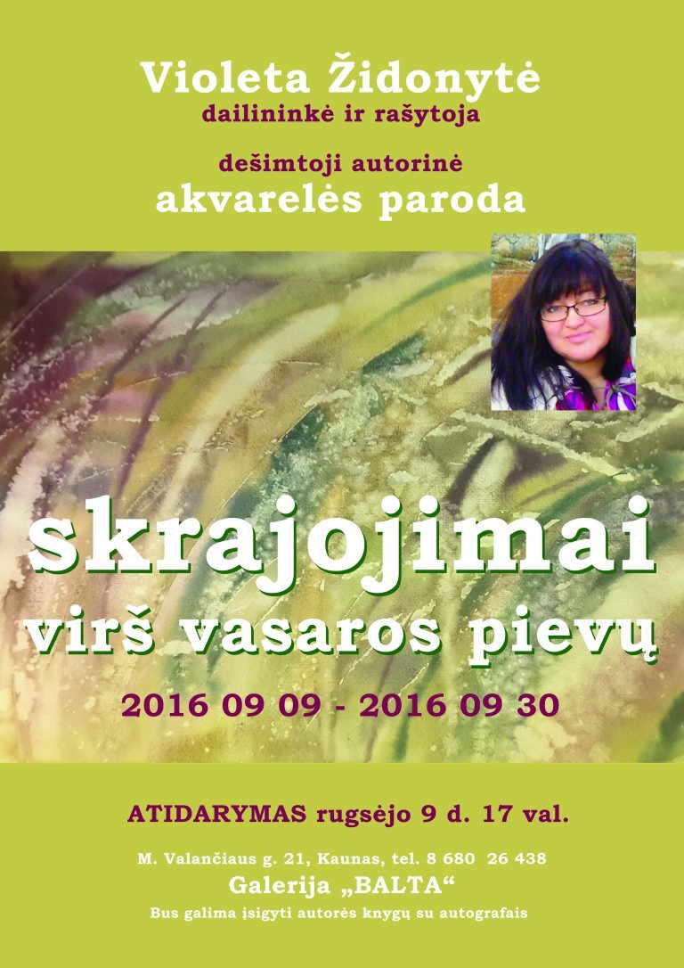 Skrajojimai virs vasaros pievu plakatas 1